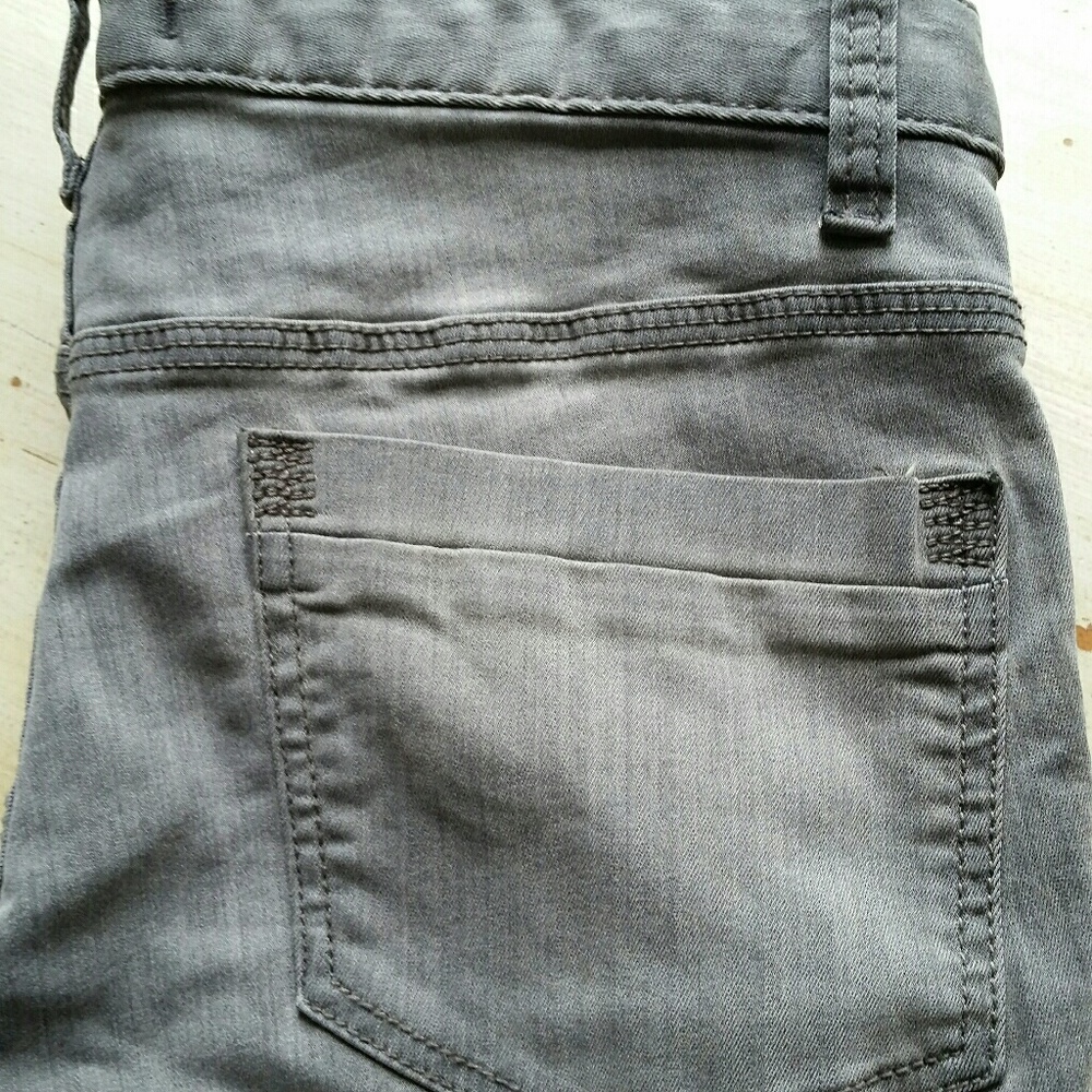 Free People Gray Wash Skinny Jeans 26 - Picture 6 of 6